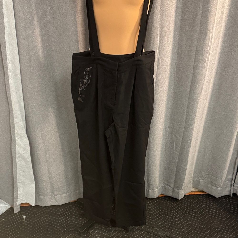 Disturbia Men’s Black Pants with Embroidery